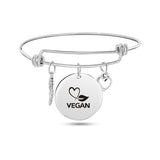 Fashion Vegan NO Dairy Bangles Hollow