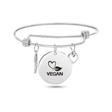 Fashion Vegan NO Dairy Bangles Hollow