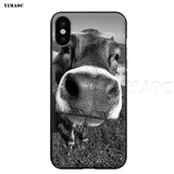 Animal Cute Cow Silicone Soft Case