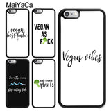 Vegan Vibes Eat Plants TPU Plastic Phone Case