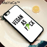 Vegan Vibes Eat Plants TPU Plastic Phone Case