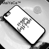 Vegan Vibes Eat Plants TPU Plastic Phone Case