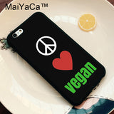 Vegan Vibes Eat Plants TPU Plastic Phone Case