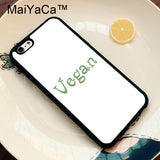 Vegan Vibes Eat Plants TPU Plastic Phone Case