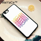 Vegan Vibes Eat Plants TPU Plastic Phone Case