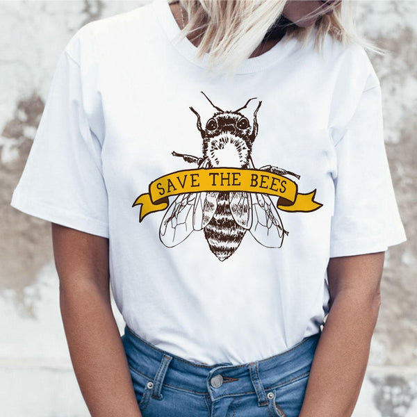 vegan Save The Bees women t shirt