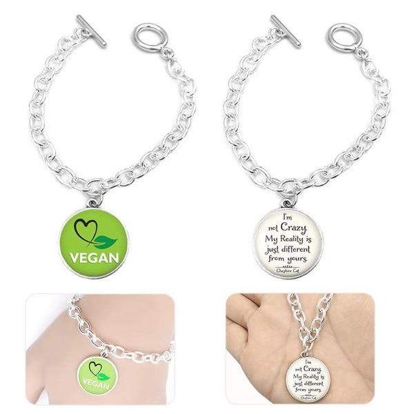 Creative Vegan Letters Bracelet VEGAN